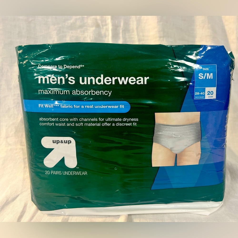 Men's Maximum Absorbency Underwear - Gray